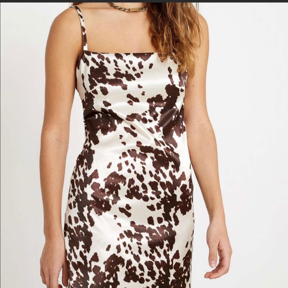 NWT Urban Outfitters Cow Print Mini Dress